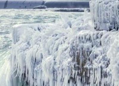 تور کانادا: سرما و یخبندان شدید در آبشار نیاگارا